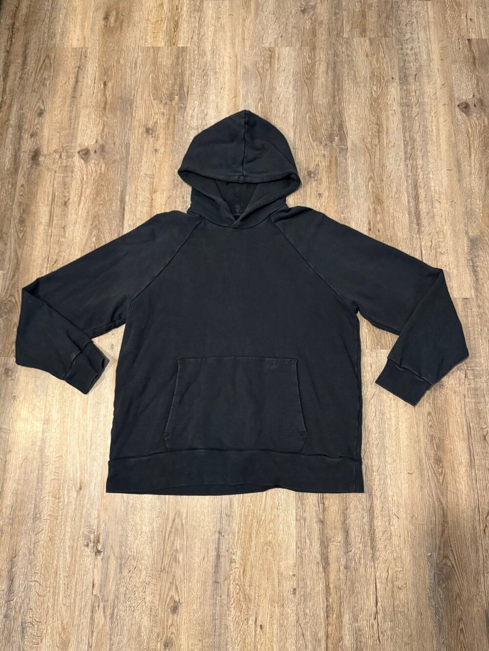 Everlane Women's Organic Cotton Black Hoodie Size XL